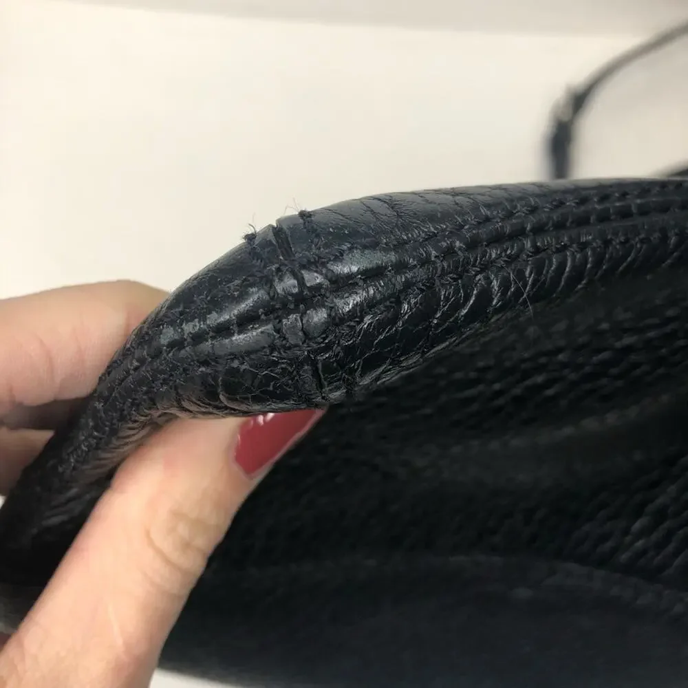 kate spade new york Leather Southport Avenue Cora Crossbody Black Leather